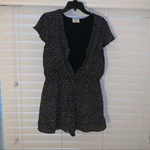 Black and White Romper